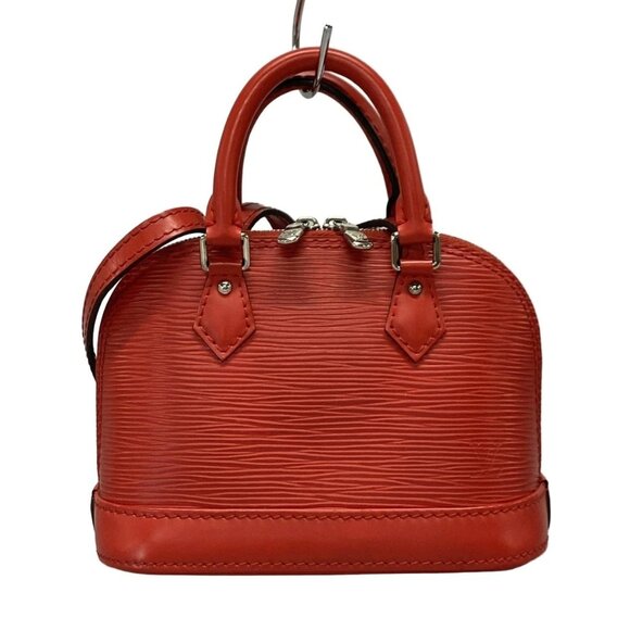 LOUIS VUITTON Nano Alma Coquelicot Epi Shoulder Bag 910-080925 - Picture 1 of 14